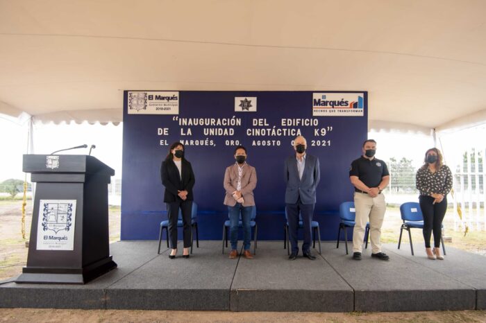 Inaugura Vega Carriles edificio de la Unidad Cinotáctica K9