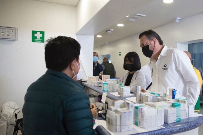 Gobernador MK supervisa construcción de la clínica Post-Covid-19