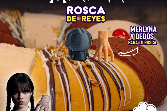 ¿Rosca de Reyes con Merlina y Dedos?