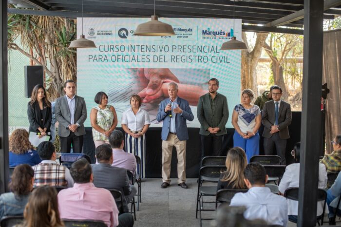 Municipio de El Marqués sede del Curso Intensivo Presencial para Oficiales del Registro Civil