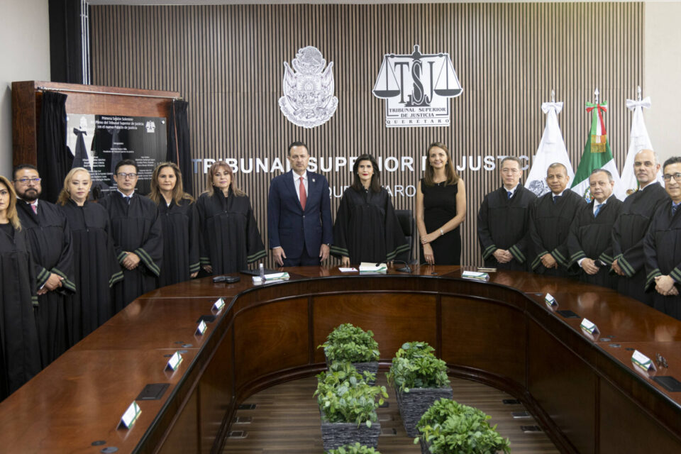 Celebra TSJ primera sesión solemne de Pleno en el nuevo Palacio de Justicia