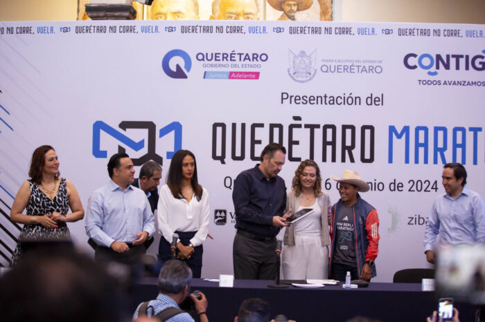 Anuncia Mauricio Kuri el Querétaro Maratón 2024