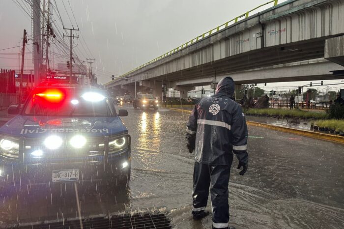 Mantiene CEPCQ trabajo coordinado para atender reportes por lluvias