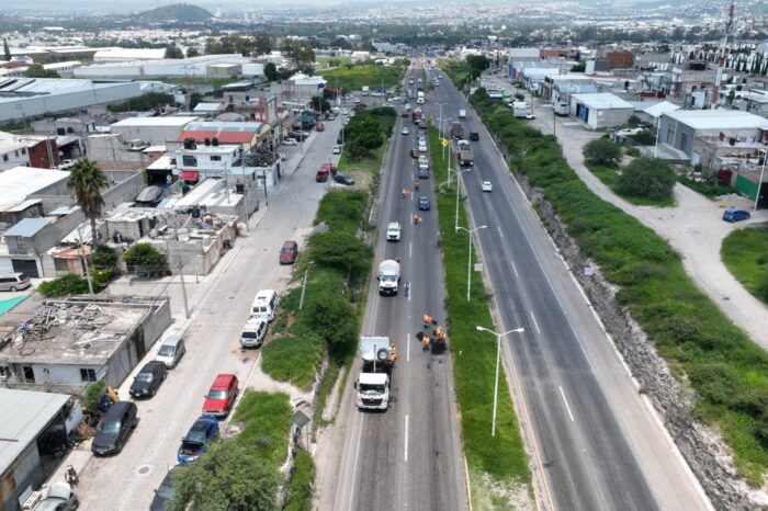 Realiza CEI mantenimiento de Paseo de la República y Libramiento Sur Poniente