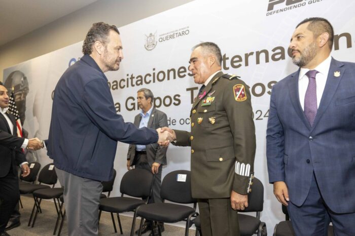 Capacita INL a elementos de seguridad pública en Querétaro