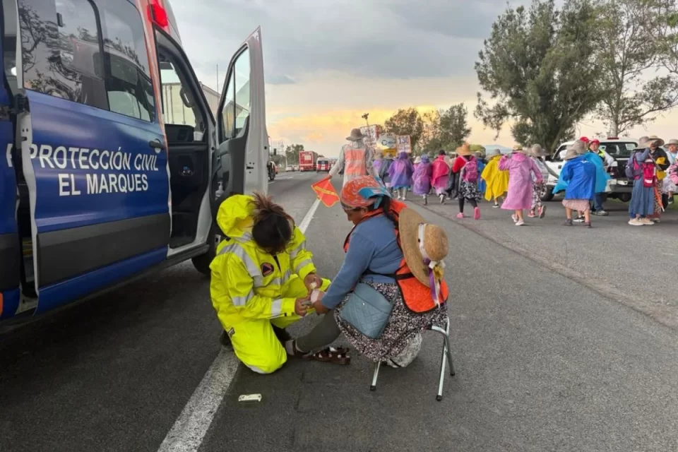 El Marqués brinda apoyo durante la 135ª Peregrinación de Querétaro al Tepeyac