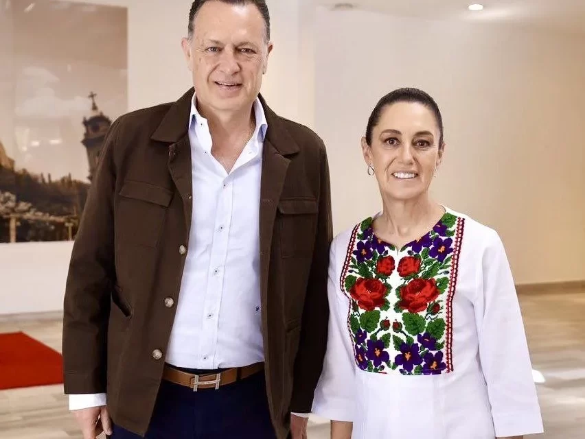 Sheinbaum visita Querétaro y se reúne con Kuri- el tren México-Qro, en la mesa