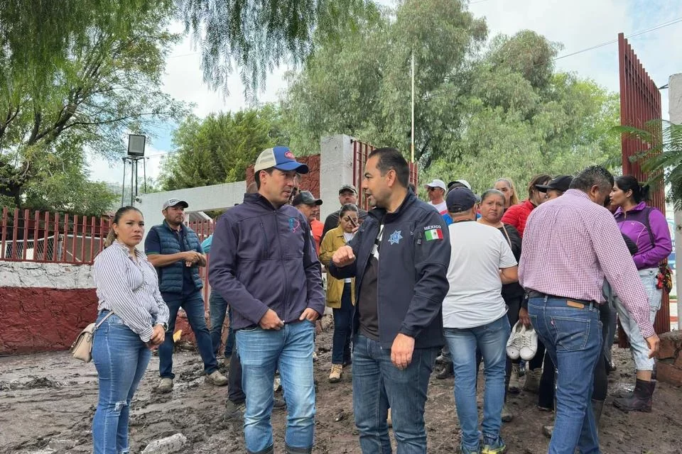 Supervisa Rodrigo Monsalvo afectaciones tras intensas lluvias en El Marqués