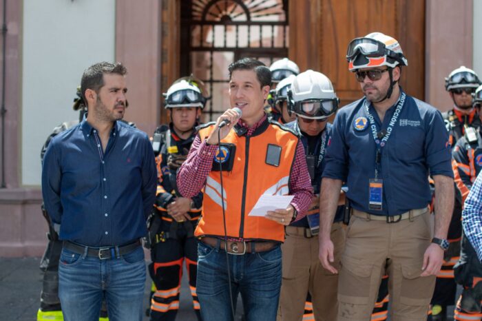 El Marqués realiza Macrosimulacro en el Centro Municipal