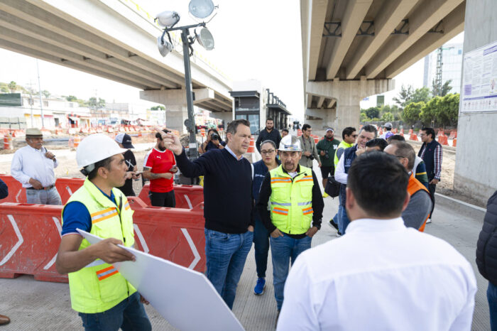 Supervisa Mauricio Kuri la obra Paseo 5 de Febrero