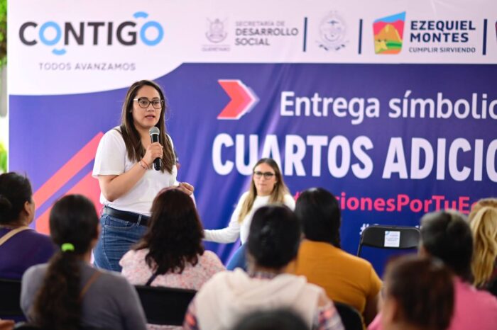 Impulsa SEDESOQ acciones a favor de vivienda digna en Ezequiel Montes