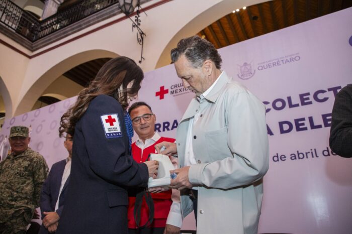 Encabeza Mauricio Kuri Colecta Anual 2025 de la Cruz Roja