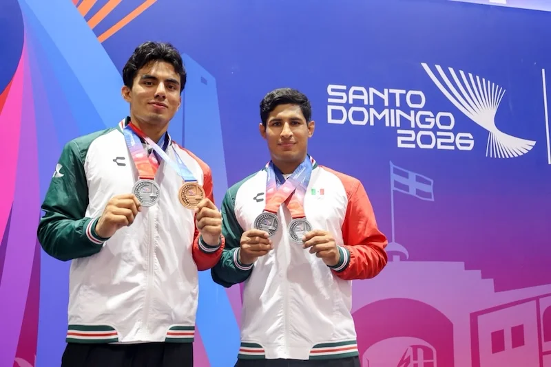 Atletas queretanos suman cinco medallas en los Juegos Centroamericanos y del Caribe Santo Domingo 2026.