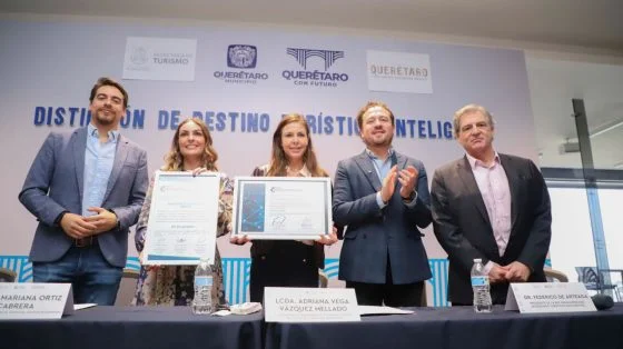 Querétaro recibe Distinción como Destino Turístico Inteligente
